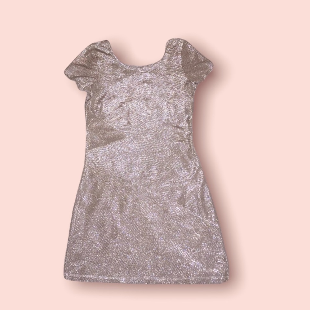 Free People Gold Mini Dress